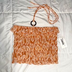 NWT Sadie & Sage Bohemian Soul O-Ring Halter Top – Size Small